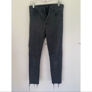 High Waisted Slightly Distressed Lucky Brand Jeans